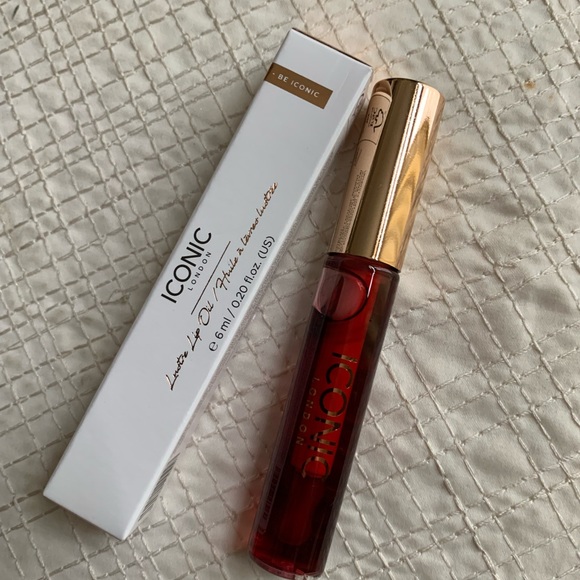 Iconic London Lustre Lip Oil Lipgloss in One to Watch BNIB - Picture 2 of 13